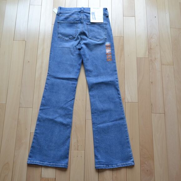 NWT Nine West Denim Blue Jeans High Rise Boot Cut Size M - Picture 5 of 7